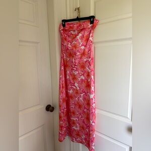 Hello Molly ‘Highway to Heaven’ Maxi Dress Pink and Orange